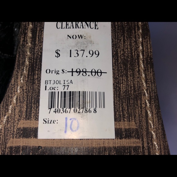 Boutique 9 Jolisa Silver 10M Women’s Cowboy Boots - Picture 8 of 8